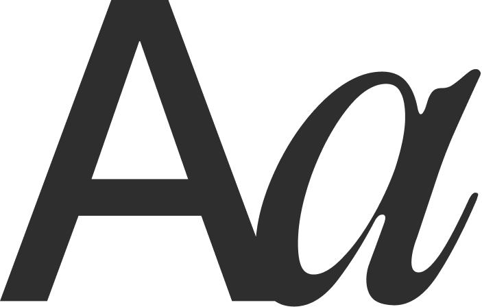 Docket typography example