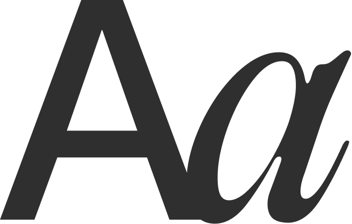 Docket typography example