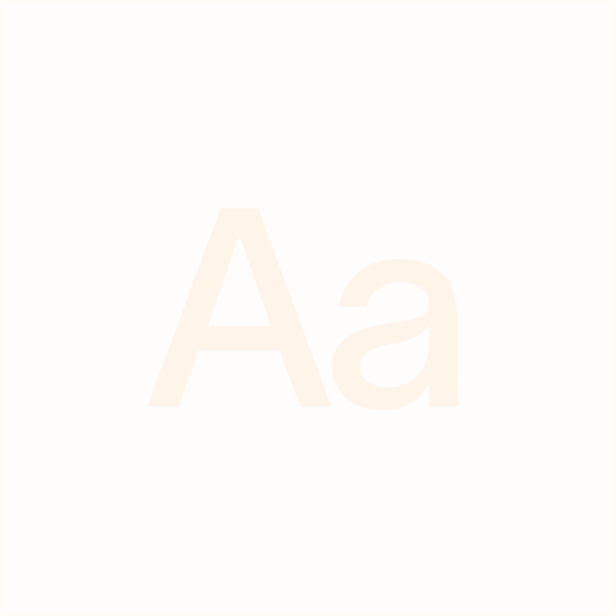 Helvetica typography example