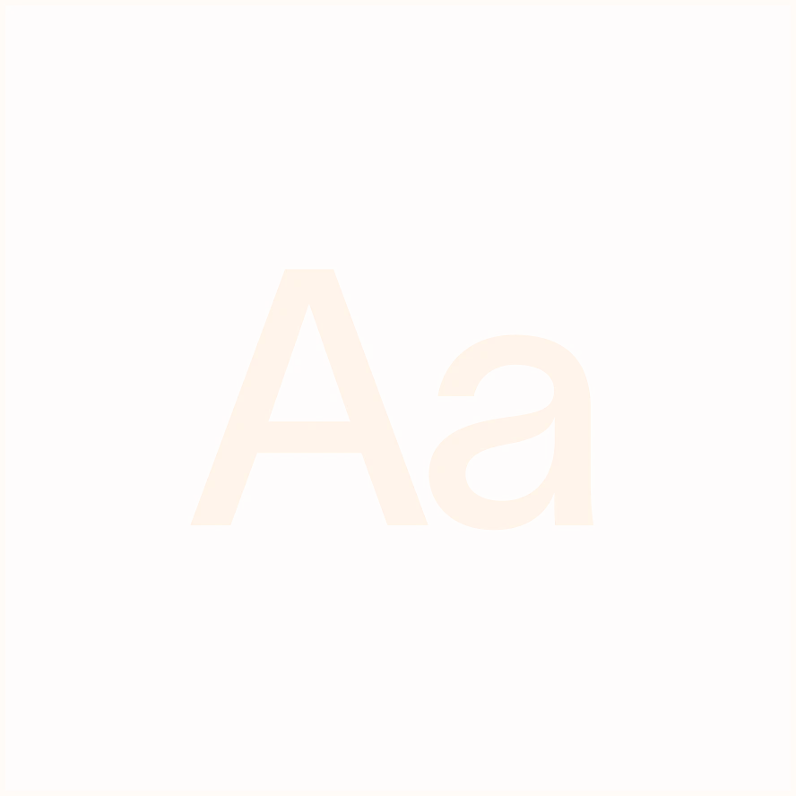 Helvetica typography example